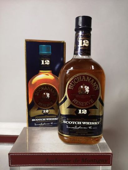 1 bottle WHISKY BUCHANAN'S Reserve 12 Years...
