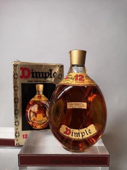 WHISKY DIMPLE 12 Years 1972 to 1976. Box...