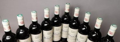 12 bottles CHÂTEAU ROLLAN DE BY - Médoc 2000...