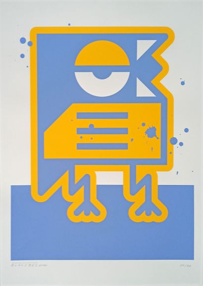 BLANCBEC (1976)

Albert above the canal

Silkscreen...