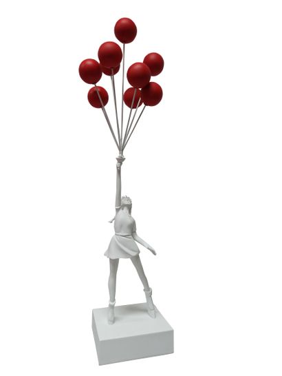 BANKSY (1974), based on

Balloon girl (white)

Statuette...