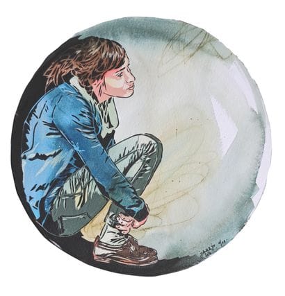 JANA JS (XXth)

In the circle 

Ink, stencil...