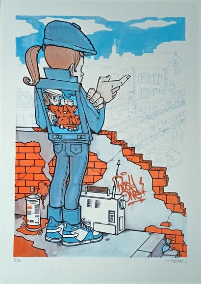 ROSYONE (1982)

Train yard

Silkscreen on...