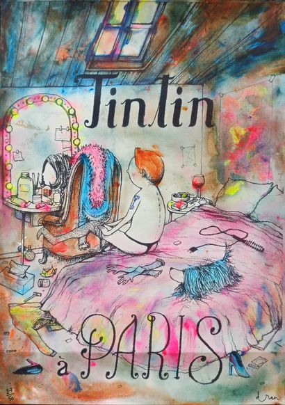 DRAN (1979)

Tintin in Paris

Silkscreen...
