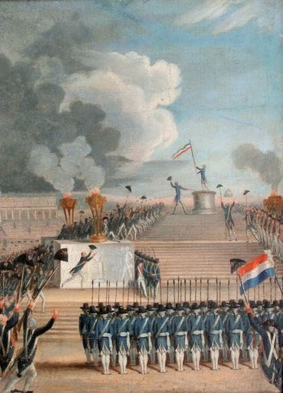 Ecole FRANCAISE vers 1790
La fête de la Fédération...