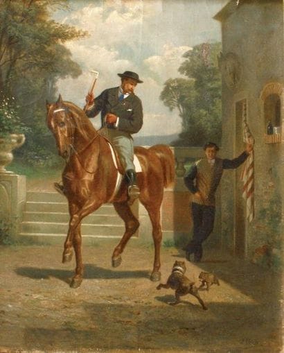 Jules-Antoine VOIRIN (1833 - 1898)
La sortie...