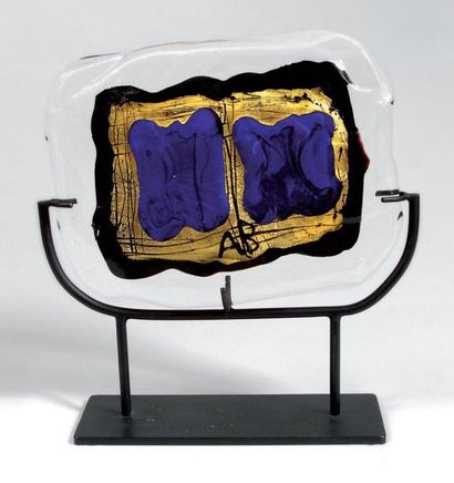 James COIGNARD (1925-2008)
«Deux Bleus»,...