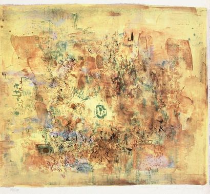 ZAO WOU KI (1921)
Composition (1956). Lithographie...