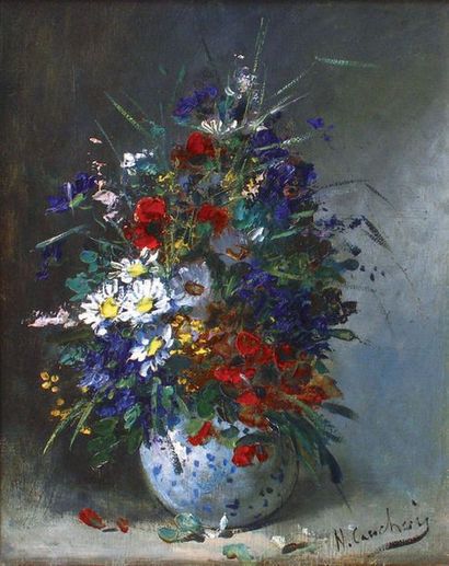 Eugène Henri CAUCHOIS (1850-1911)
Vase de...