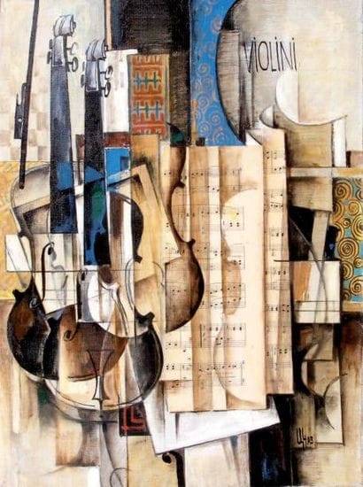 Aram KOUPETZIAN (1928)
Composition cubiste...