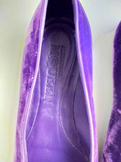 ALEXANDER MCQUEEN 
Slippers/ballerines en...