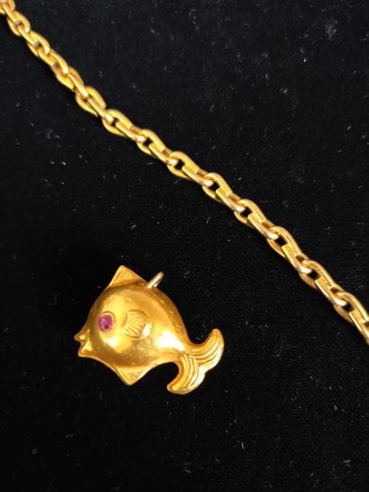 Bracelet en or 18k (750e), à maillons imbriqués,...