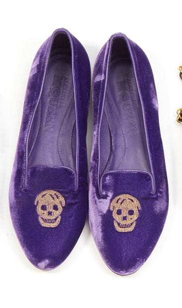 ALEXANDER MCQUEEN 
Slippers/ballerines en...