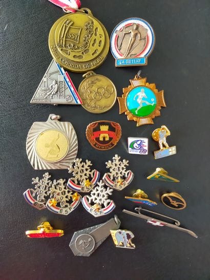 Lot de pin's et insignes