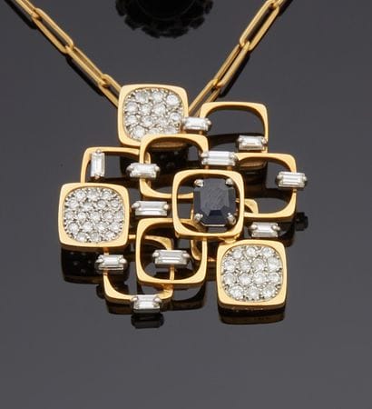 DINH VAN « Impression »
Collier en or 18k...