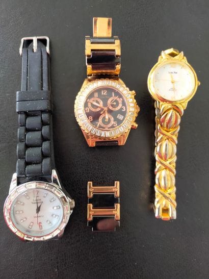 Trois montres (Louis PION, Louis Valenti...