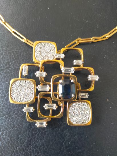 DINH VAN « Impression »
Collier en or 18k...