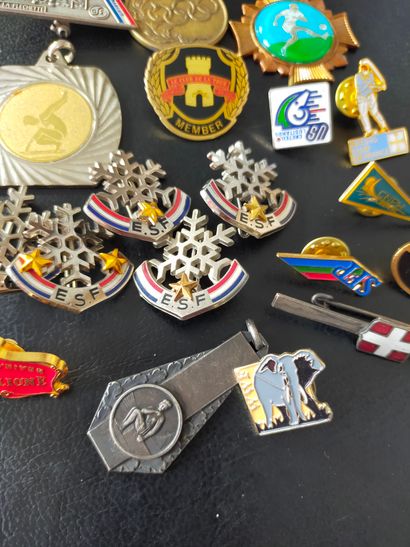 Lot de pin's et insignes