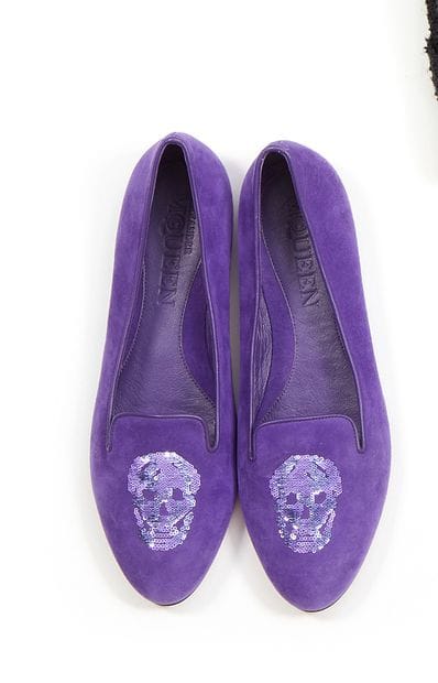 ALEXANDER MCQUEEN 
Slippers/ballerines en...