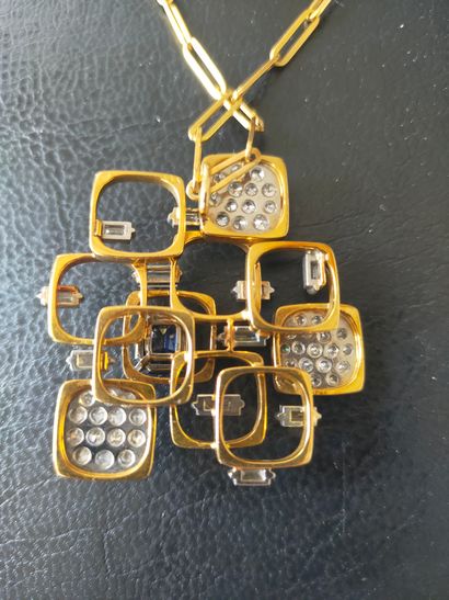 DINH VAN « Impression »
Collier en or 18k...
