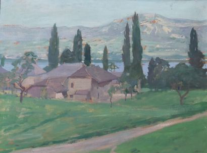 Lucien JONAS (1880-1947)
Lake Bourget
Oil...