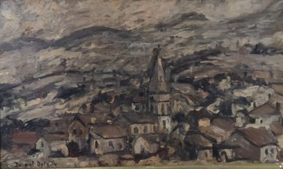 Léon JACQUET-DETAILLE (1923-2002)
Village...