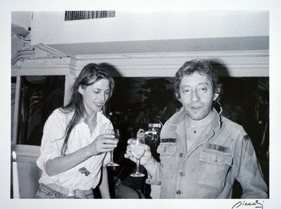 Serge Gainsbourg and Jane Birkin at the Palace
...