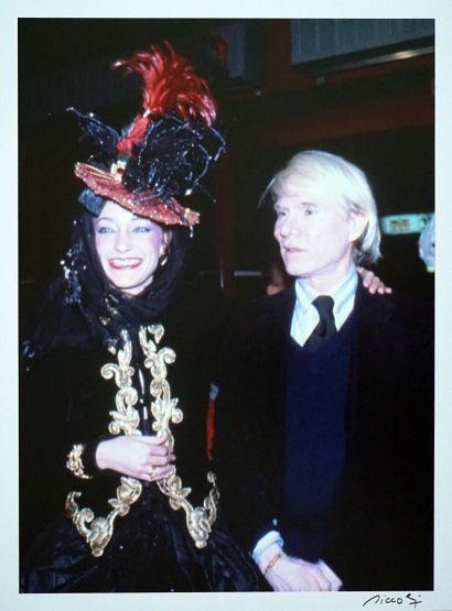 Andy Warhol and Loulou de La Falaise
 
Print...