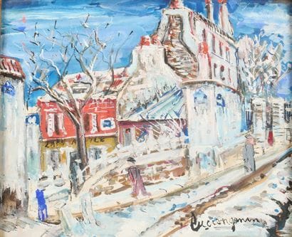 Lucien GENIN (1894-1953)
Le Lapin Agile
Gouache,...
