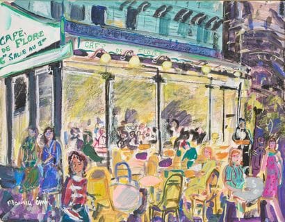 Maurice EMPI (1933)
Café de Flore
Gouache...