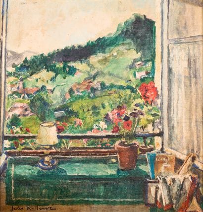 Jules René HERVÉ (1887-1981)
Fenêtre ouverte...