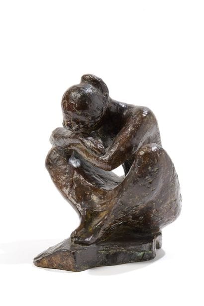 Georges OUDOT (1928-2004)
Femme assise aux...