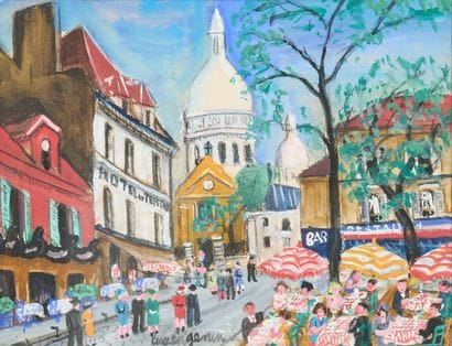 Lucien GENIN (1894-1953)
Le Sacré-Cœur et...