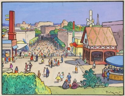 Gaston BALANDE (1880-1971)
La Foire de Paris,...