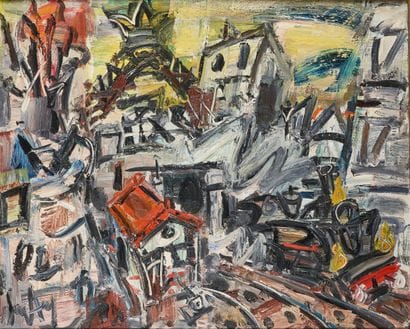 GEN PAUL (1895-1975)
Le chemin de fer à Versailles,...