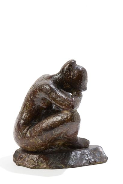 Georges OUDOT (1928-2004)
Femme assise aux...