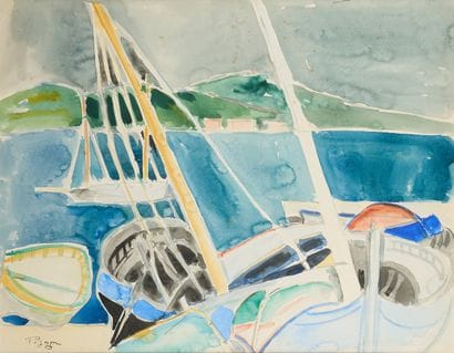 Édouard PIGNON (1905-1993)
Marine, 1953
Aquarelle,...