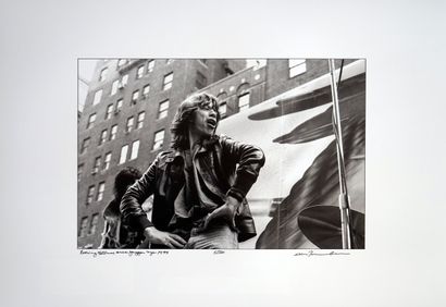 Mick Jagger NYC 1975
Tirage sur papier argentique,...