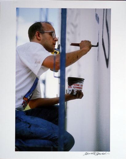 Keith Haring, Pisa, Italy, 1989
Print on...
