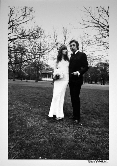 Jane Birkin and Serge Gainsbourg, London,...