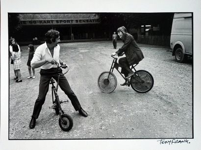 Serge Gainsbourg and Jane Birkin at the Foire...
