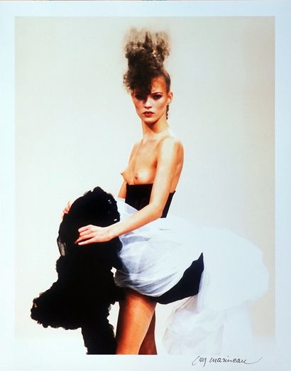 Kate Moss
Silver gelatin print, 48 x 37.5...