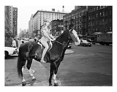 Jerry Hall New York City 1970 Silver print...