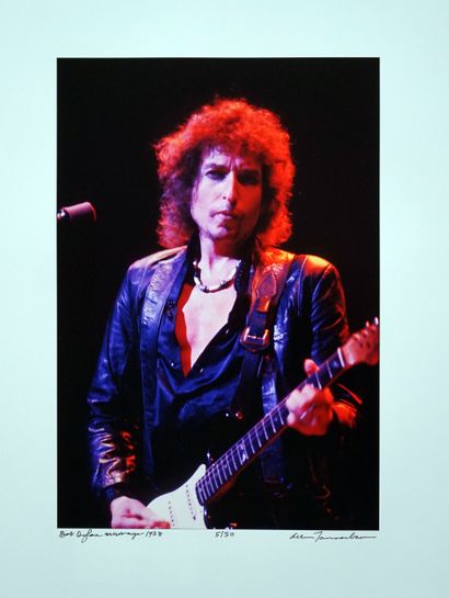 Bob Dylan NYC 1978
Silver print, size 38...