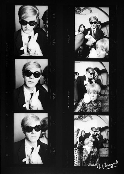 Andy Warhol and Catherine Deneuve
Silver...