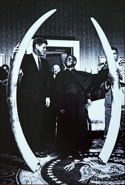 JFK and Abbé Fulbert Youlou
Silver gelatin...