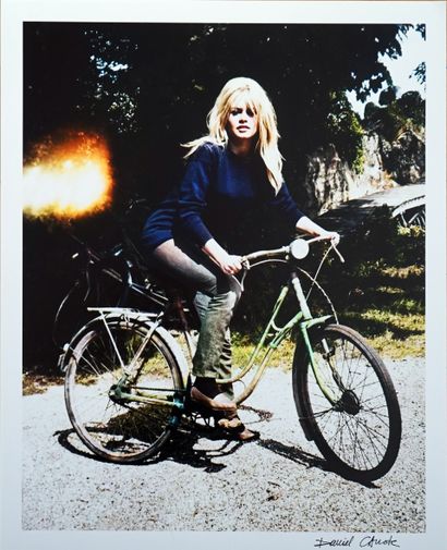 Brigitte Bardot
Silver print, size 49 x 40...