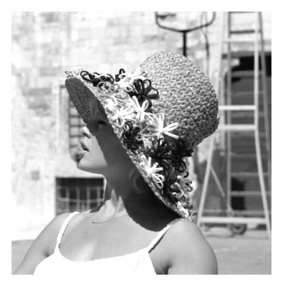 Brigitte Bardot Barthet hat
Silver print,...