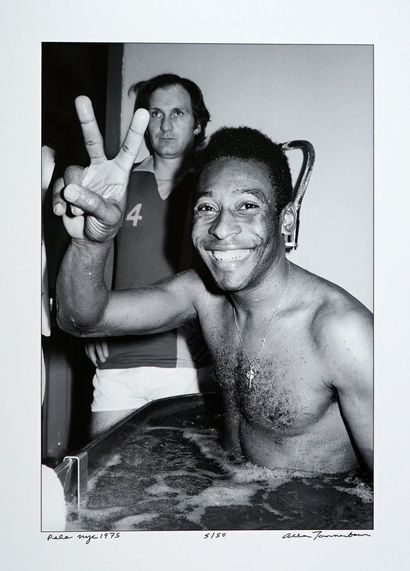 Pelé NYC 1975
tirage sur papier argentique,...