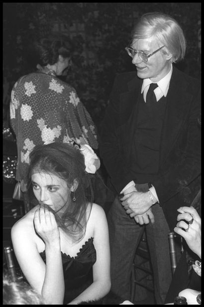 Andy Warhol et Isabelle Adjani Paris 1980
Tirage...